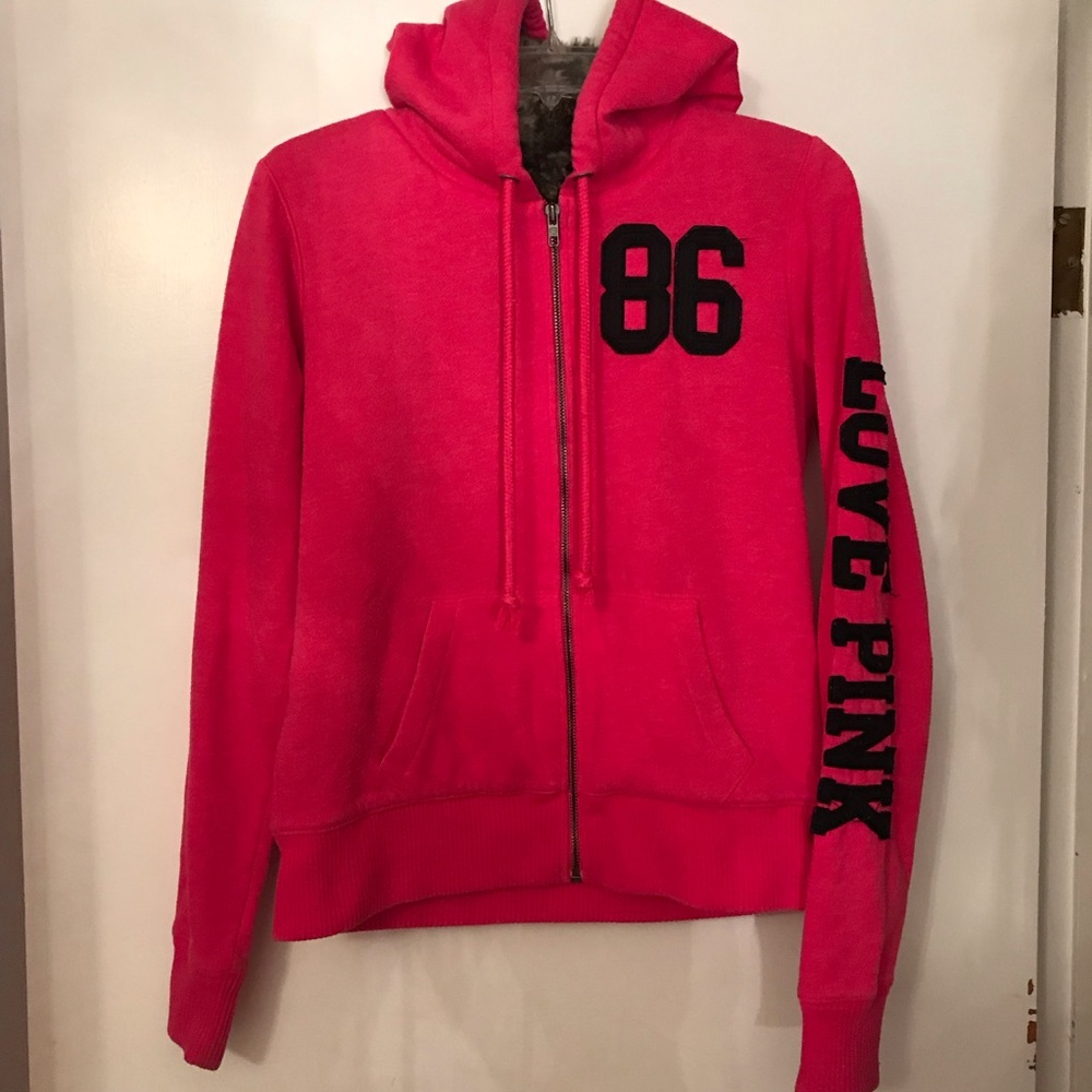Victoria’s Secret PINK Faux Fur Hoodie
